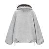 2026 Spring European & American Style Versatile Wool Jacket with Large Fur Collar