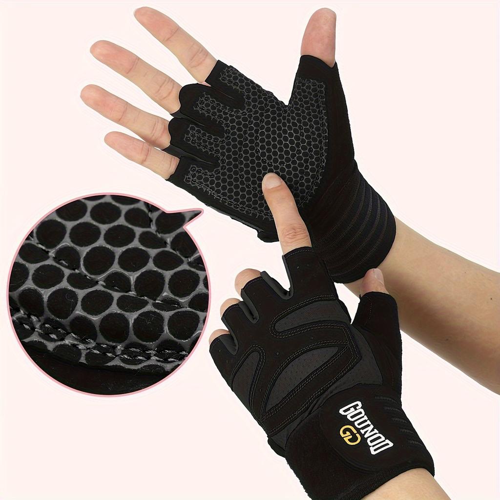 high qualityGOUNOD 1 Pair Workout Gloves for Men Women, Weight Lifting Gloves with Excellent Grip, Lightweight Gym Gloves for Weightlifting, Cycling,