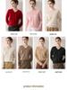 Minimalist Women's Pure Cashmere V-Neck Loose Knit Sweater - Early Autumn Pullover Top