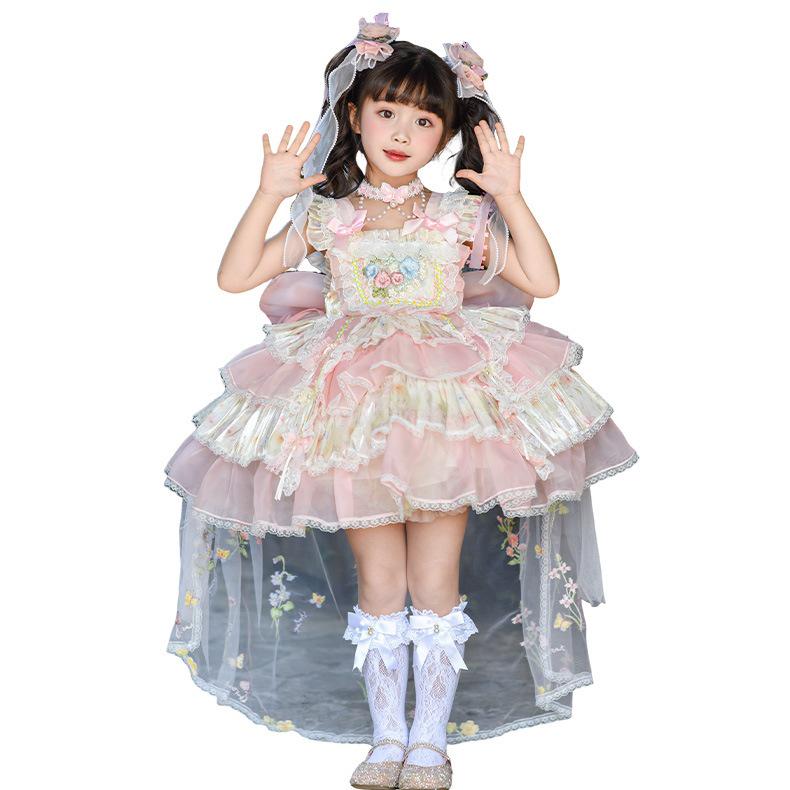 2026 Summer Little Princess Lolita Dress for Girls – Formal Rich Family Style