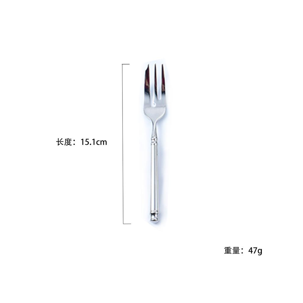 Q6 Roman knife, fork and spoon 304 stainless steel thickened western knife and fork legendary style thick steak knife, fork and spoon set