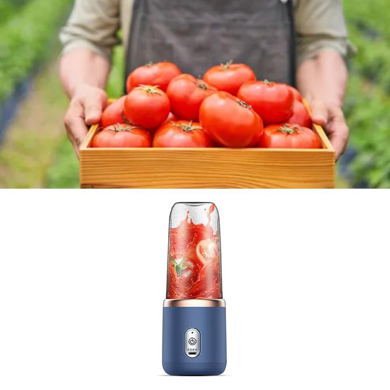 Mini Juicer Cup Multifunctional Portable Rechargeable Juicer Blender for Student Household