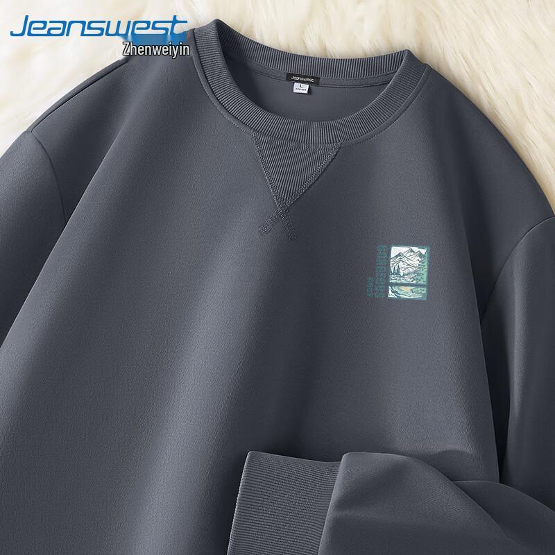 Jeanswest Men's 2025 Spring Crew Neck Sweatshirt