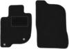 Black Front Mats For: Fiat Fullback Off-road (2015-)