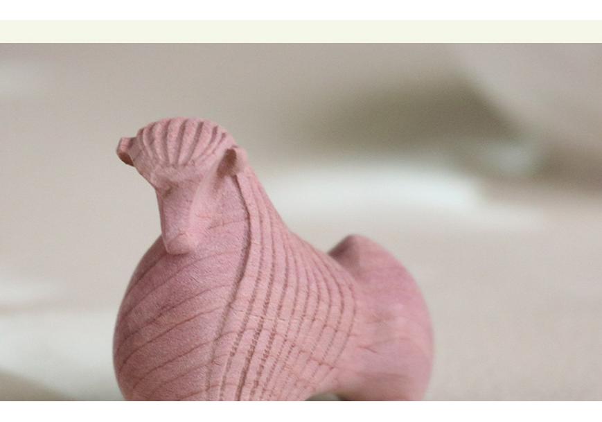 Blut-Zypresse Tang-Pferd Ornament - Elegante Schreibtisch- und Wohnzimmer-Dekoration für Neujahrsfeiern