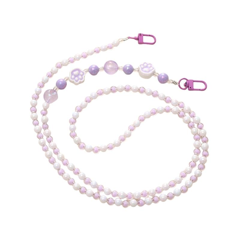 Flower Beaded Phone Lanyard Phone Chain Phone Strap Phone Case Keychain Beads Texture Suitable for Daily and Party Wear