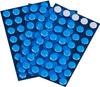 WAIZOWL X KIBU Universal Round Mouse Rounded Replacement for Gaming Mice 160-Piece Feet, 6.6mm, Quiet, High-Purity PTFE, Universal, Edges, (Karahuto)