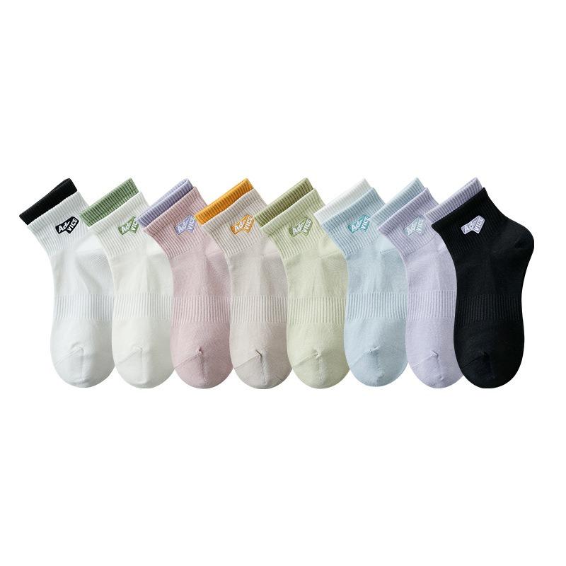 5 Pairs of Socks Women's Summer In The Simple High Value Tide Models Summer Cotton Socks Women's Short