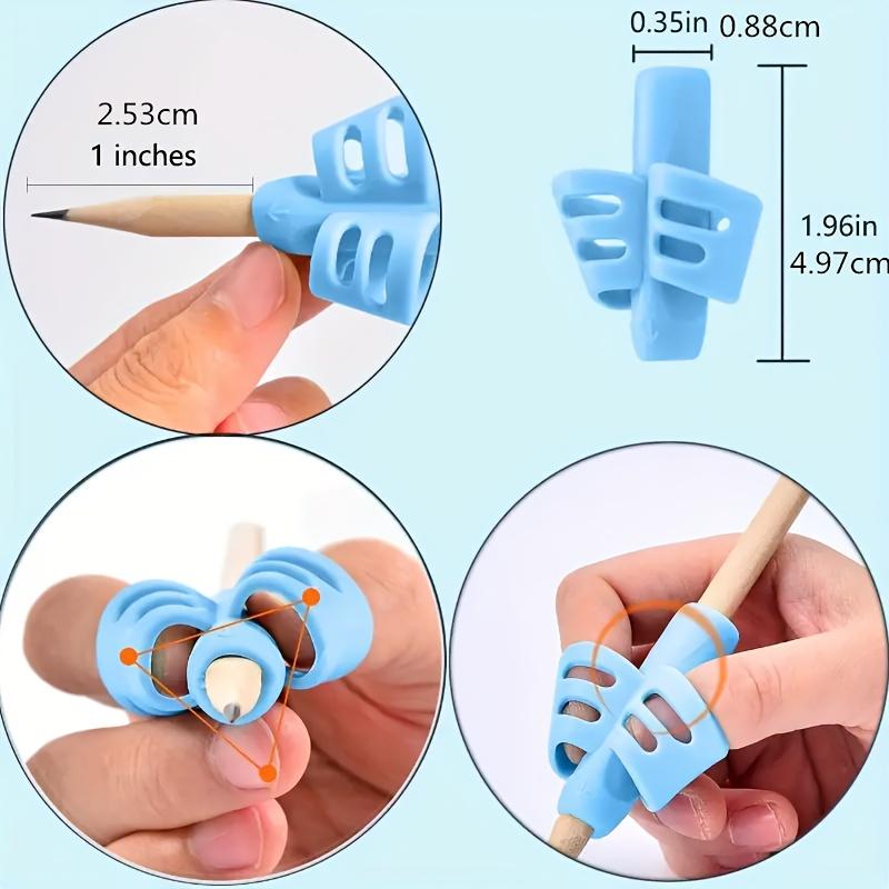 2Pcs Ergonomic Pen Grip Holder, Designed to Improve Writing Posture