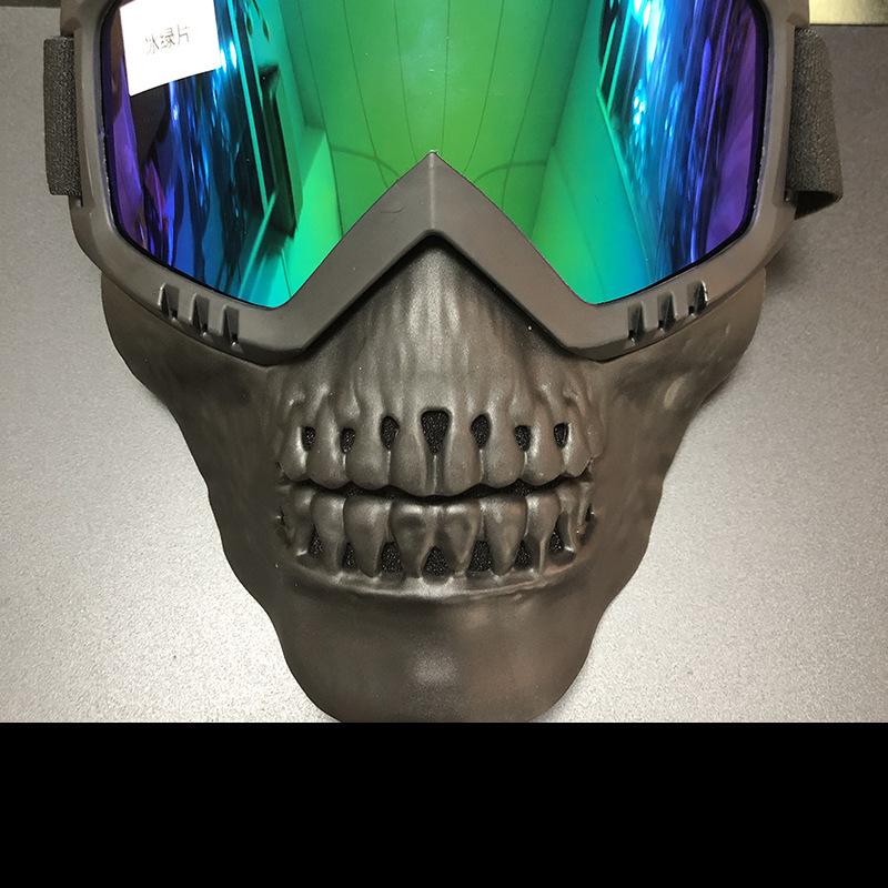Tactical Skull Mask & Goggles: Windproof, Sandproof, Anti-Fog for Cycling, Motorcycle, Military, and Outdoor Sports