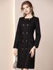 Zhi Li Elegant French Pear-shaped Waist-cinching Slim Dress 2026