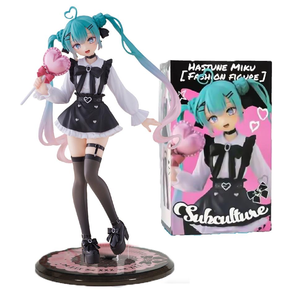 Cute Girl Hatsune Miku Anime Character Fashion Lolita Subclture Desktop Decoration Ornaments Doll Christmas Gift PVC Collectible