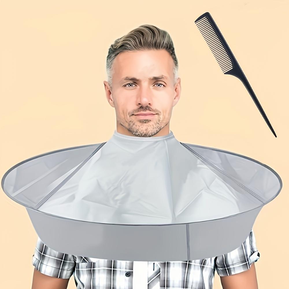 Foldable Hair Cutting Cape with Comb - Professional & Home Use, Nylon, for Men & Women.