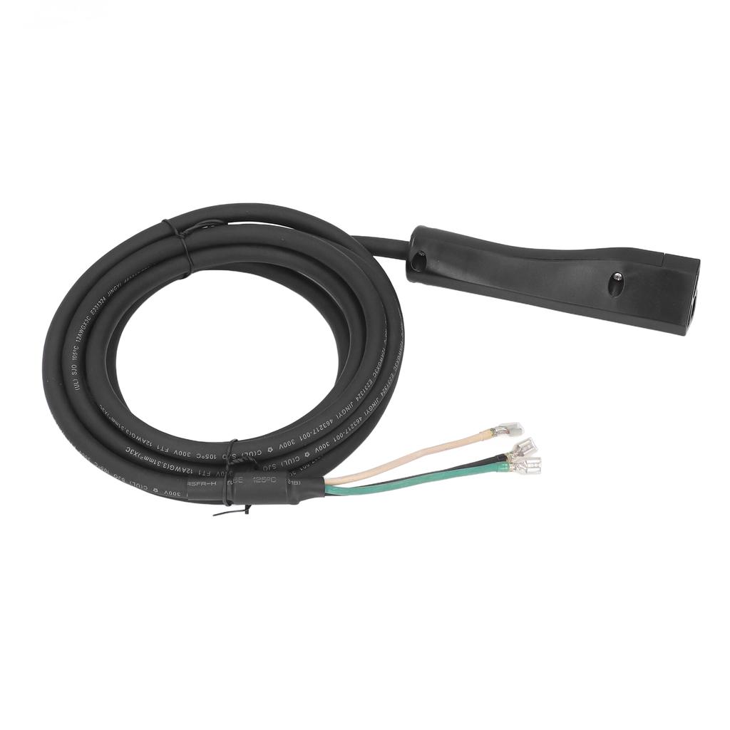 Club Car Charger Plug with Cable 604321 48V 3 Pins ABS Replacement for EZGO RXV 2008‑Up Electric