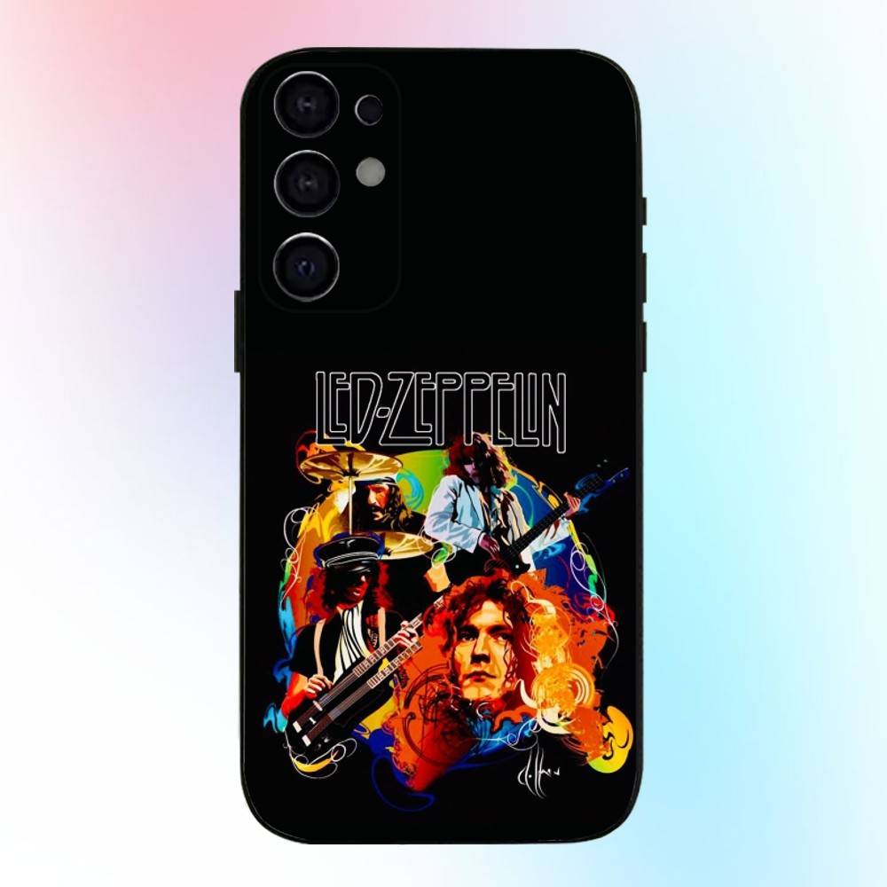 Rock L-Led Z-Zeppelin Band Phone Case For Samsung S25,S24,S21,S22,S23,S30,Ultra,S20,Plus,Fe,Lite,Note,10,9,5G Black Cover