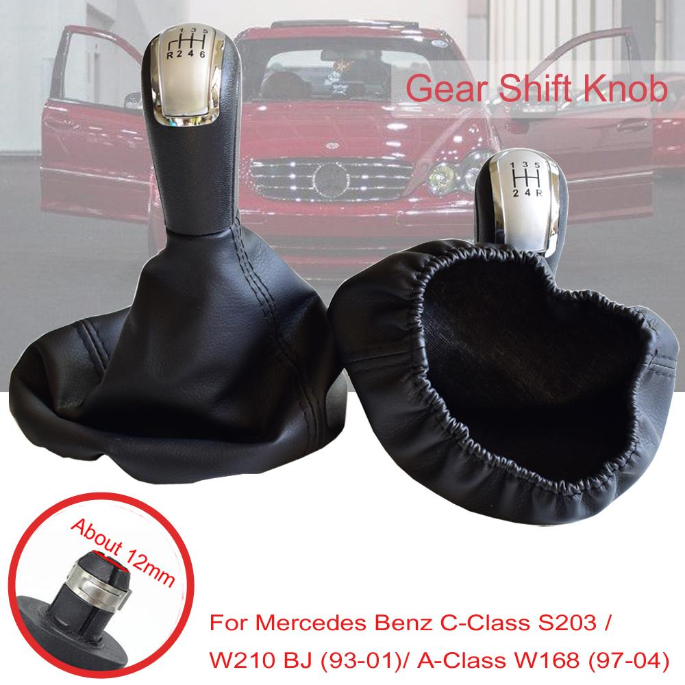 Pro Mercedes C-Class W202 W208 E-Class W210 W203 S203/W245 W169 (04-12)/W168 (97-04) 5 6 Rychlostní Hlavice Řadicí Páky Manžeta Kryt Boty