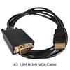 1Pcs 1.8 Meters Dp Male To Vga/Dvi Cable Male Converter Gold-Plated Connector 1080P For Computer Desktop Laptop Pc Monitor