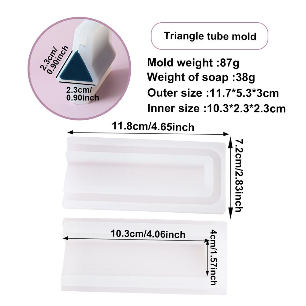 3D Geometric Animal Various Shapes Candle Fondant Reusable Mold DIY Embed Soap Mold Handmade Tube Cake Candle Making Supplies