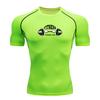 Men's Compression Workout Sports T-Shirt, Breathable Quick D