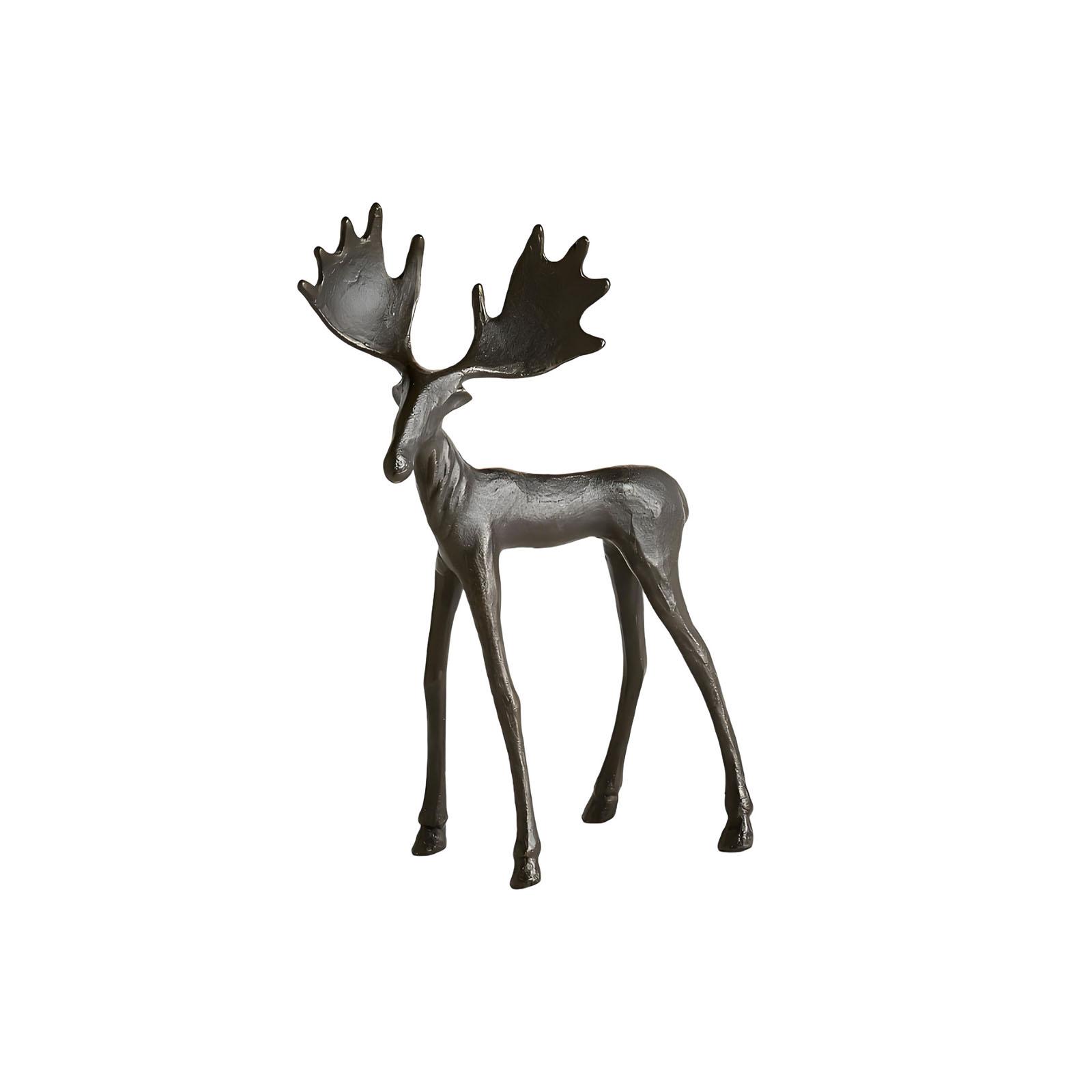 

Черная фигурка Рождественское украшение, Современная рождественская фигурка, Элегантный праздничный декор для интерьера One Size