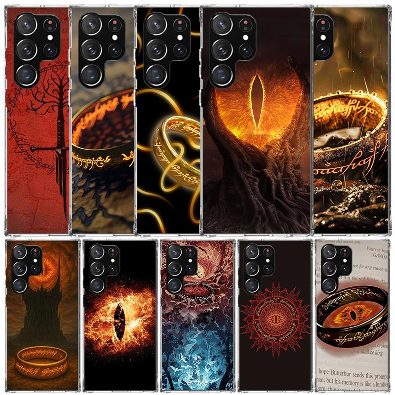 The L-Lord of The R-Rings Soft Cover for Samsung Galaxy S25 Edge S26 S24 S23 Ultra Phone Case S22 S21 Plus S20 FE Print Pattern