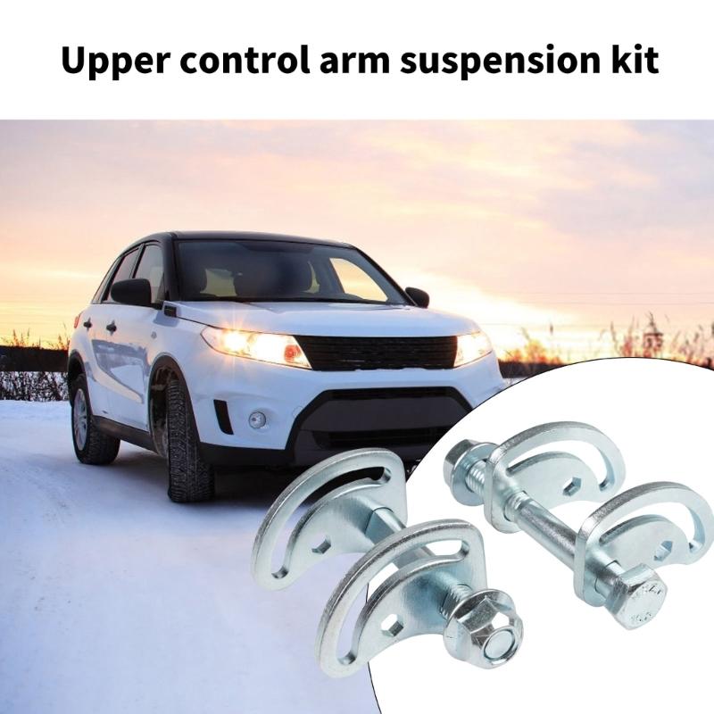 4pcs Upper Control Arm Suspension Set Aluminum Alignment Caster Cambers Set Enhancing Vehicle Stability for Vehicles