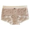 10A Antibacterial Floral Girl's Lace Trim Briefs - Mid-Waist & Comfortable