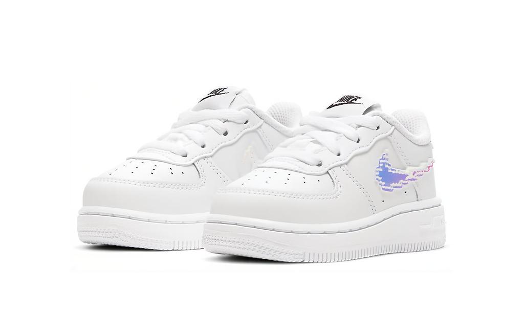 Nike Air Force 1 LV8 Laser Abrasion Resistant Low Top Skateboard Shoes White Infant And Toddler CW1582-100