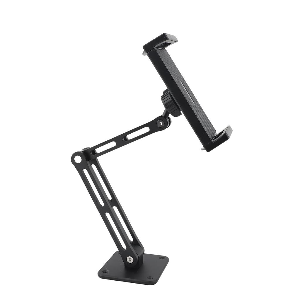 Suporte de Parede para Tablet Liga de Alumínio Ajustável Dobrável Suporte de Parede para Tablet para Telefones de 4 a 12,9 Polegadas e