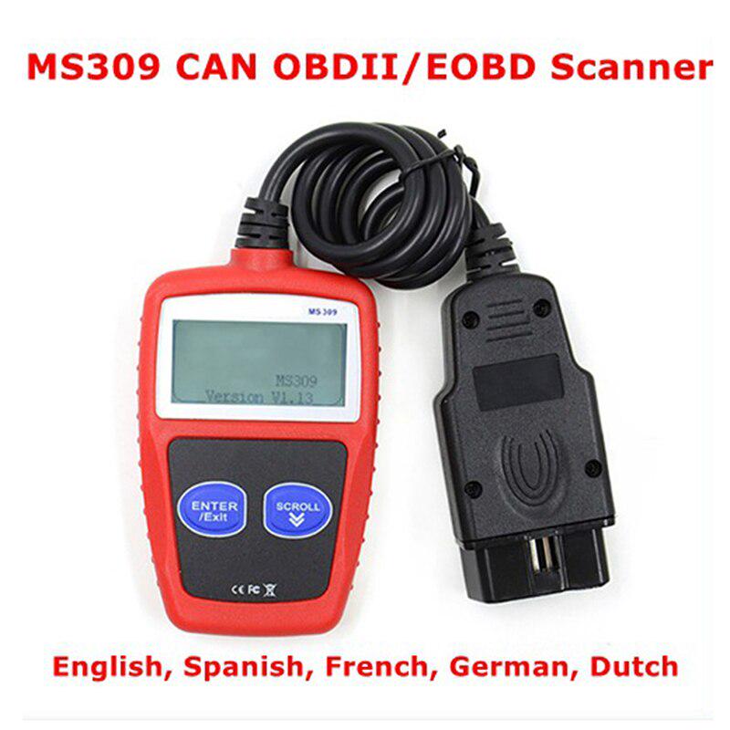 MS309 OBD2 Scanner Car Code Reader MS 309 Auto Diagnostic Tool OBD 2
