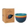 Wheat Straw Dinnerware Set Eco-friendly Safety Plates Cups Bowels Home Party Tableware Set Outdoor Camp Candy Colour Gift