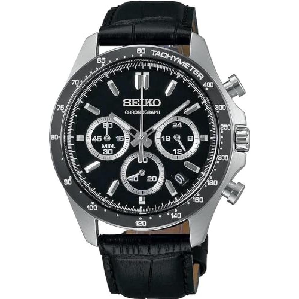 

SEIKO CHRONOGRAPH QUARTZ SBTR021 [] [Seiko] 15-секундный хронограф кварцевые наручные часы мужские черные
