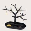 1pc tree shaped modern jewelry rack, used for storing necklaces,earrings,and keys.This display stand is made of durable plastic