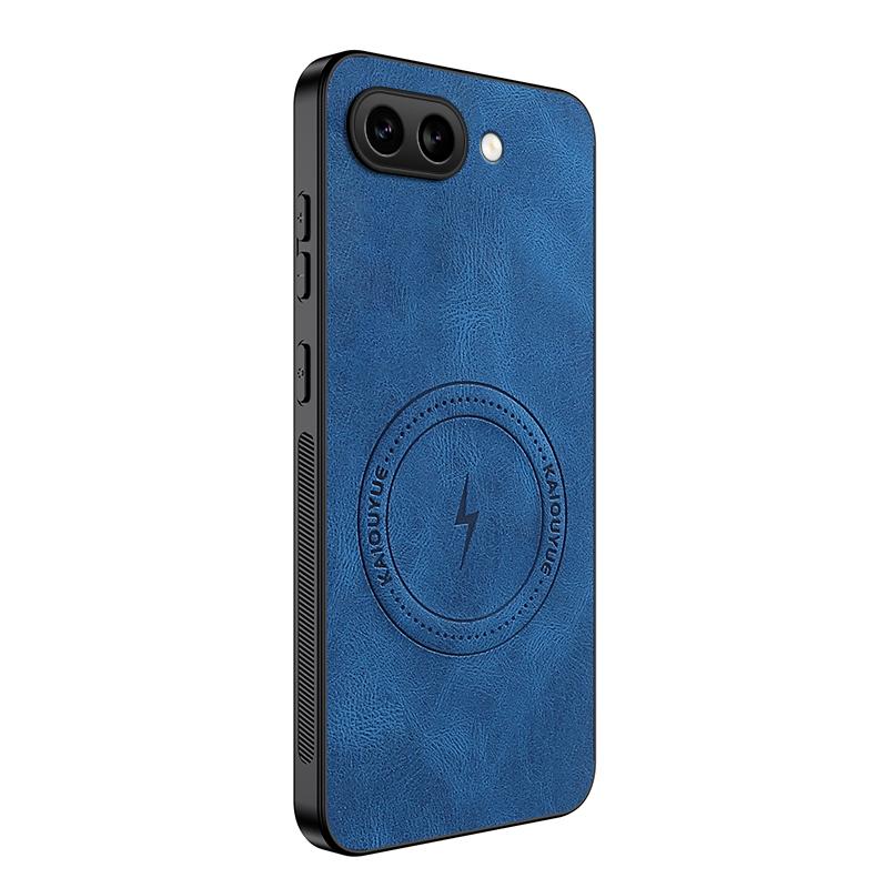 For Google Pixel 9A New Leather Matte Frosted Magnetic Phone Case For Google Pixel 9A Shockproof Bumper Soft Cover Pixel 9A Case
