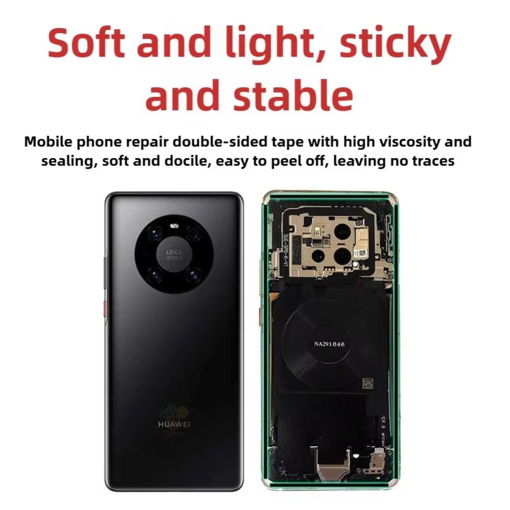 2 Rolls 3mm Double-sided Tape Cell Phone Repair Tape for CellPhone Tablet LCD Screen Back Cover