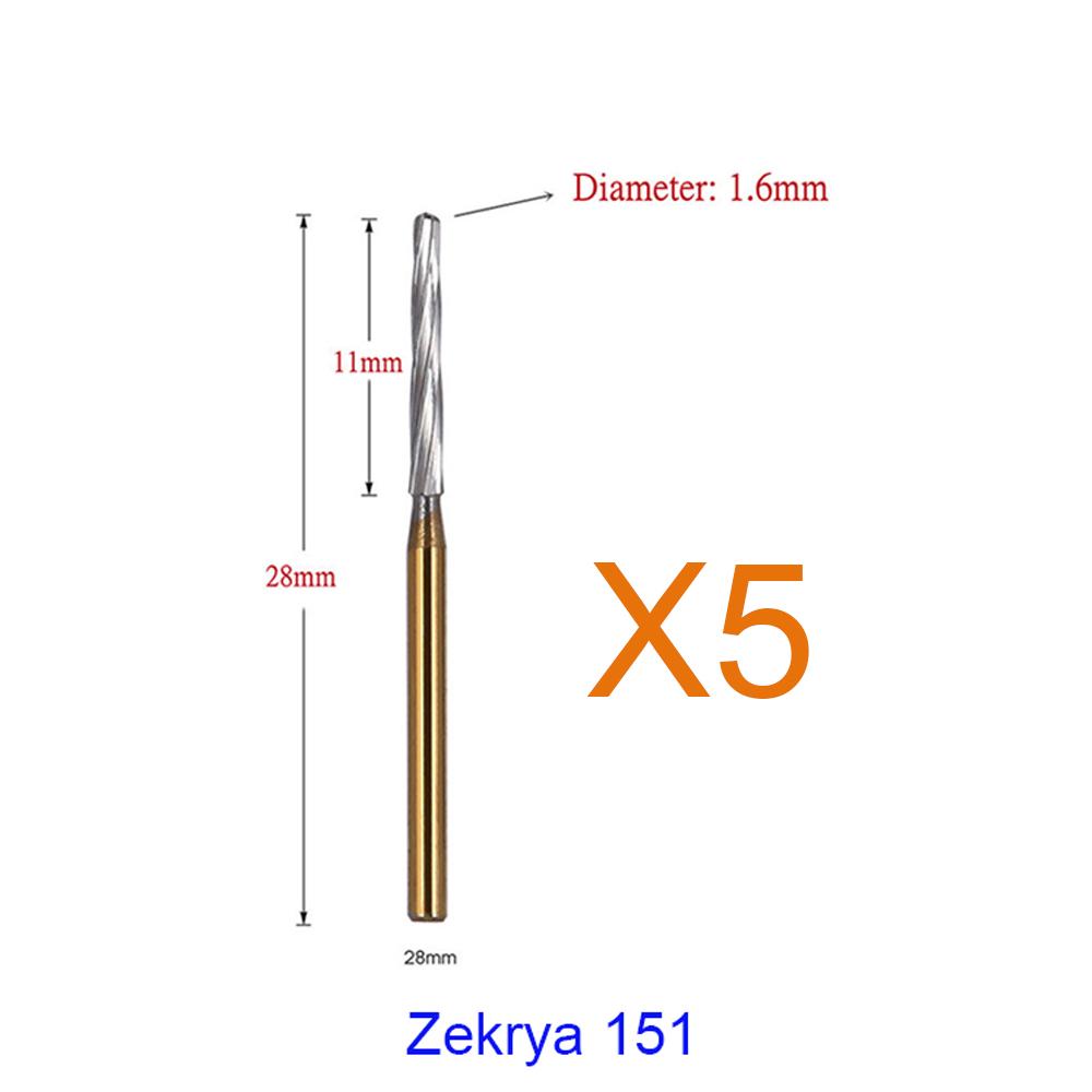 Jnsur Zekrya Dental Tungsten Carbide Bur Endo Z FG High Speed Handpiece Surgical Bone Cutters Drill Bit