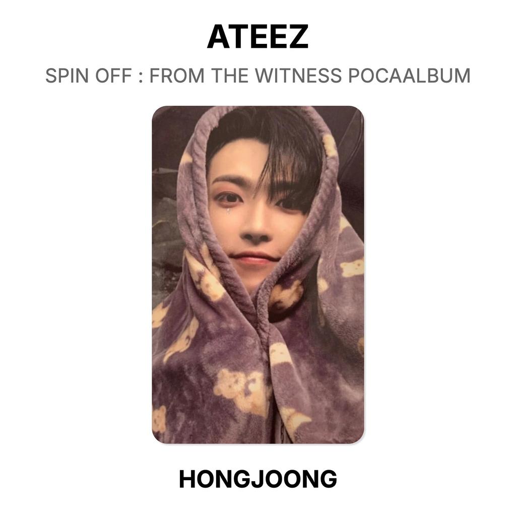 ATEEZ SPIN OFF : FROM THE WITNESS POCAALBUM Official Photocard