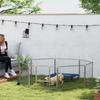 Pet Enclosure, Dog Fence, Pet Playpen, Flexibly Adjustable, Stainless Steel