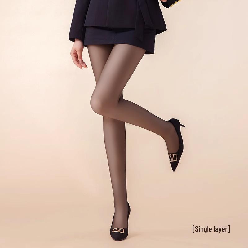 

Xu Lu Inspired Women s Sheer Black Velvet Leggings for Autumn/Winter Without Fleece (Recommended 15-25℃)