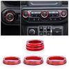 Auto Scheinwerfer Klimaanlage Schalter Knopf Dekoration Cove Center Console Taste Trim Für Jeep Wrangler Zubehör JL JLU