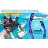 Mask Fin Snorkel Set Snorkel Gear for Adult Panoramic View Snorkel Mask Adjustable Dive Flipper Dry Top Snorkel and Travel Bag