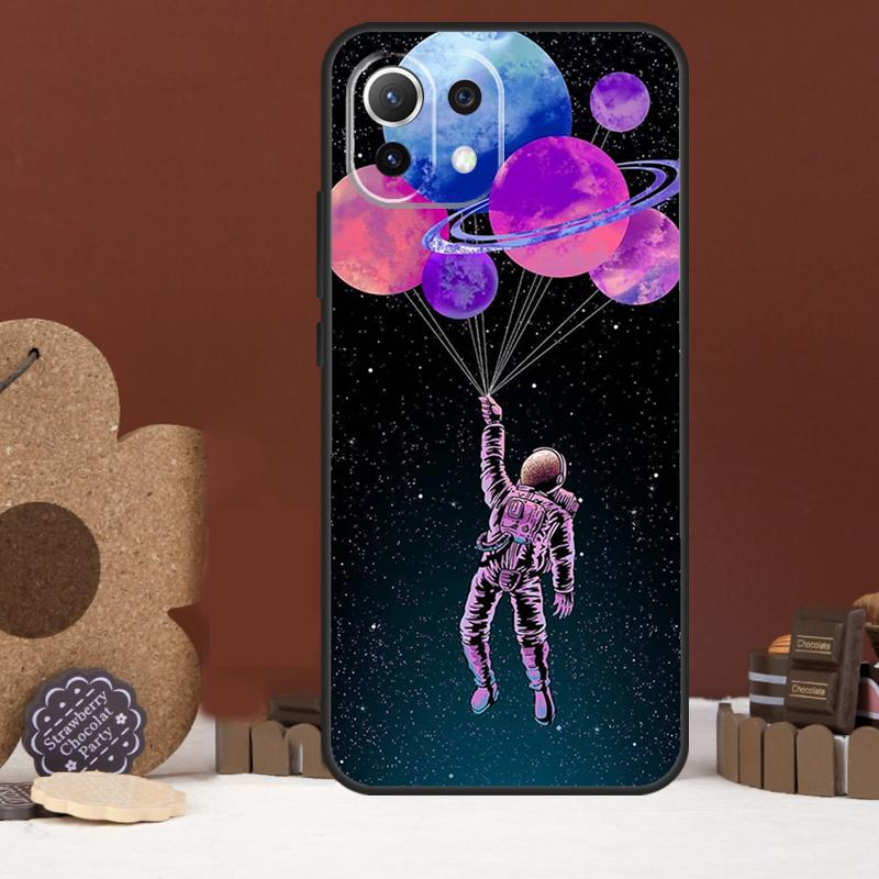Astronaut Sterne Weltraum Planeten Hülle Für Xiaomi 15 14 Ultra 13T 14T 15T 17 Pro Max POCO X7 Pro X5 X6 F5 F6 F7 F8 Ultra Abdeckung