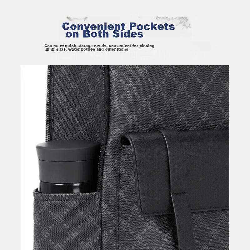 POLO Backpack for Men, Laptop Bag, 16-Inch Notebook, College Student Bookbag, Large Capacity Business Bag, Gift for Boyfriend