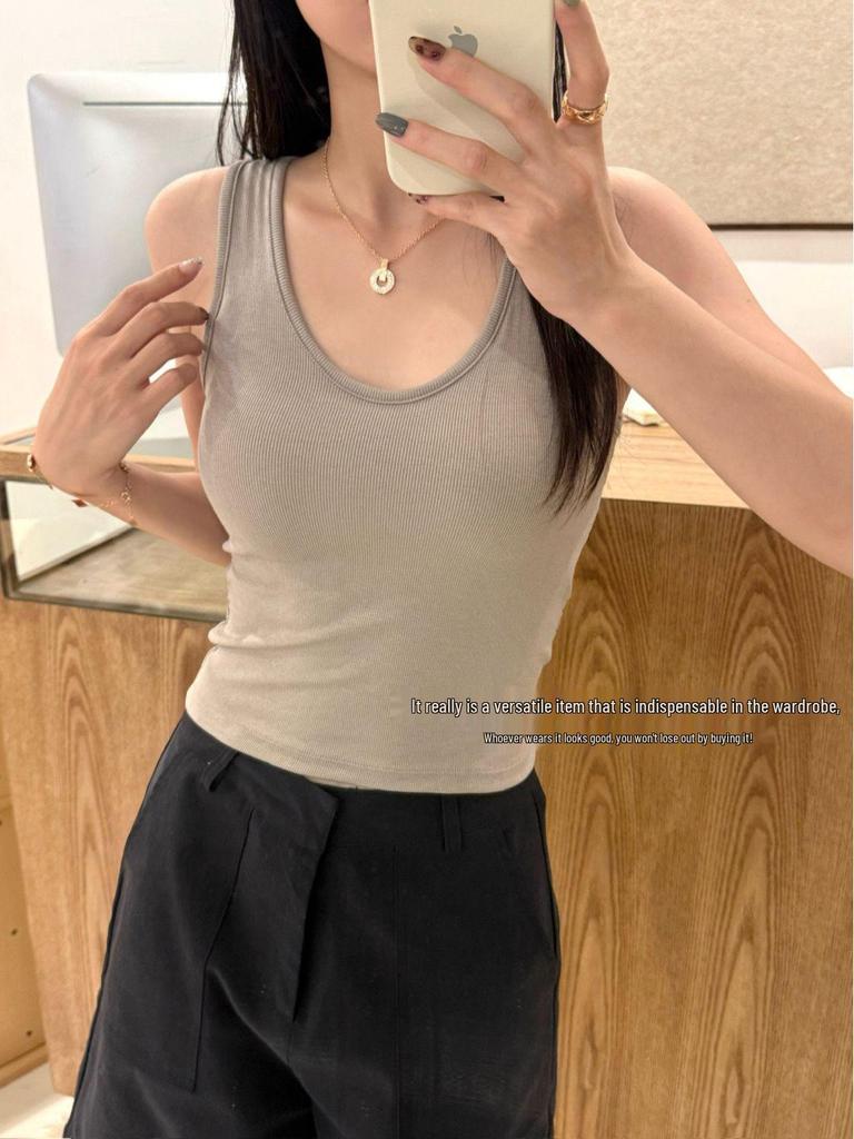 Spitzenrücken-Camisole mit eingebautem BH für Damen