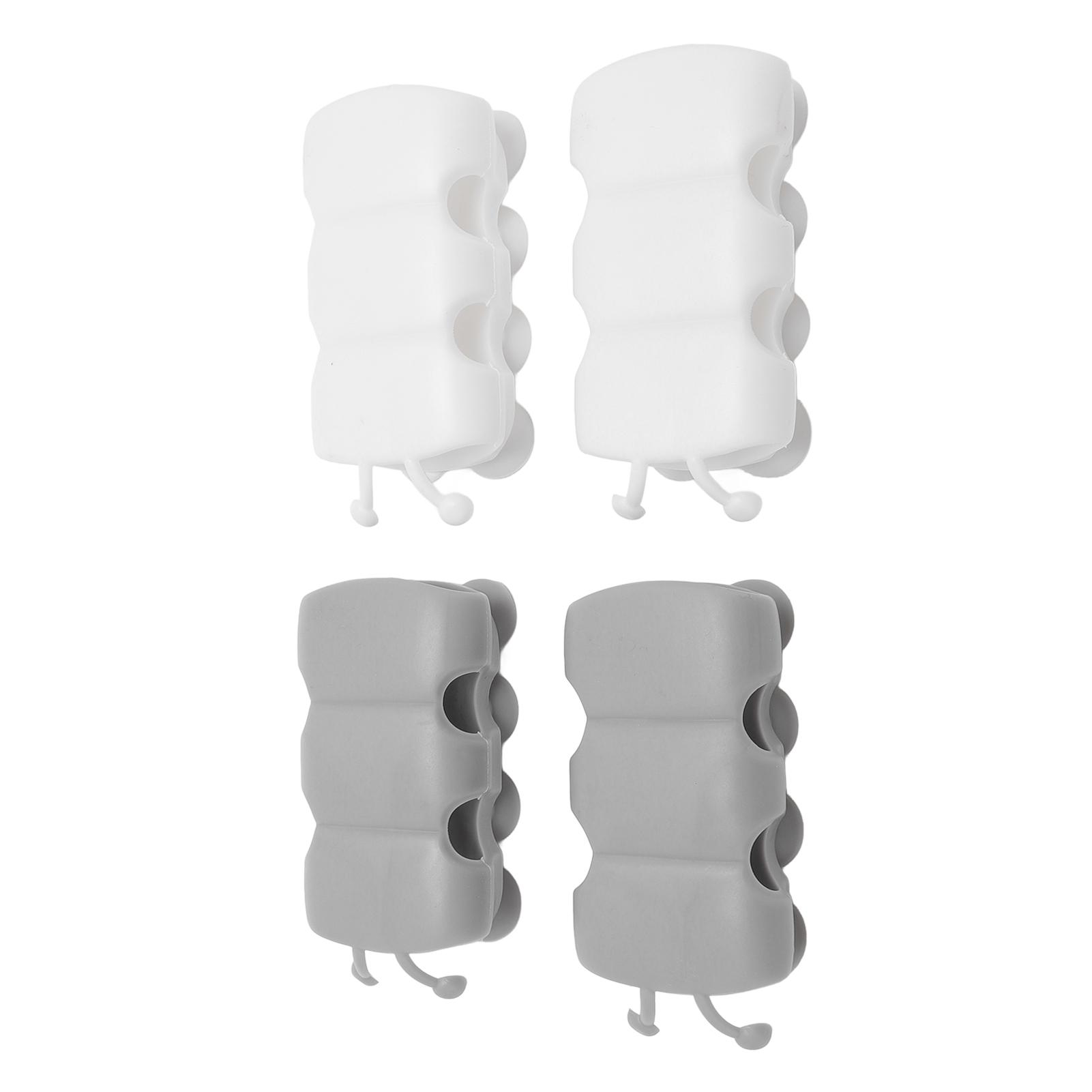 

4 Pack Shower Head Suction Cup Holder Relocatable Non Drilling Universal Strong Suction Shower Head Sucker Holder for Bathroom