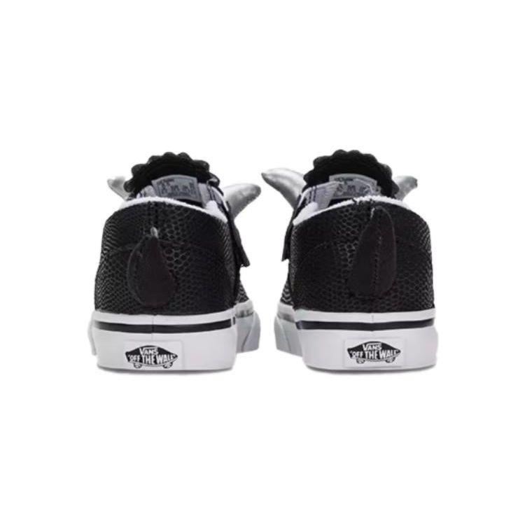 Vans Comfortable Versatile Trendy Low-Top Walking Shoes Baby sneaker Black VN0A4UWD6BT