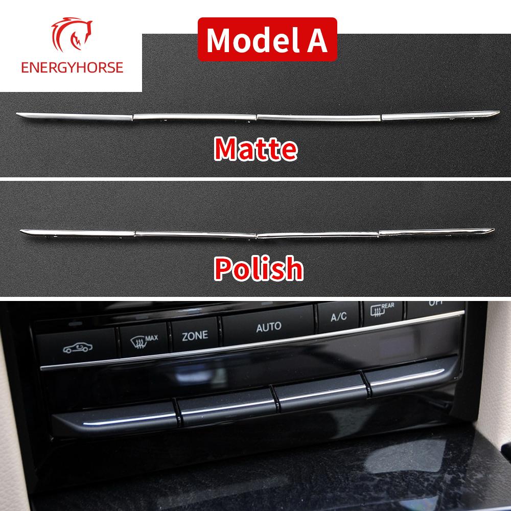 Konsola samochodowa klimatyzacja przyciski dekoracyjne wykończenie do wnętrza Mercedes Benz E Klasa W212 2009-2015