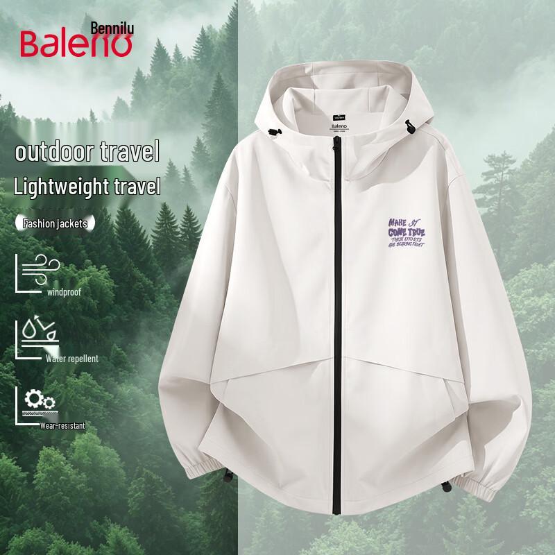 Baleno Men's Autumn Outdoor Windproof Waterproof Hooded Jacket
