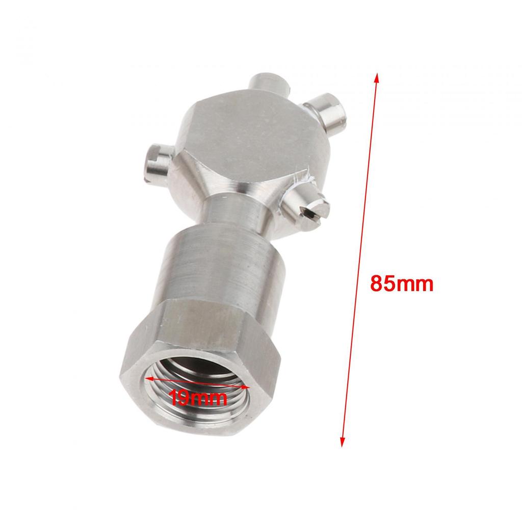 Rotary Spray Balls 360 Degree Pressure Washer Nozzle Fittings Female Thread Rotating Container Washing Spray Nozzles