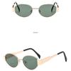 Damenbrille, Sonnenschutz, UV-Schutz, modische Persönlichkeit, Retro, Hip Hop, Pendler, Autofahren, Reisen, Strand, ovale Sonnenbrille